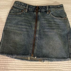 Free people Jean skirt